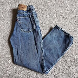 Vintage Levi's 550 Relaxed Fit Jeans Boys Size 12 Regular 26x 26 1/2