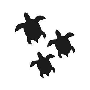 Calcomanía de vinilo Sea Turtle Group pegatina para ventana de automóvil computadora portátil - Imagen 1 de 10