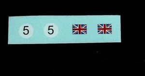 MATCHBOX GESTERN TRANSFERS/AUFKLEBER - Y5-2 LE MANS BENTLEY RENNWAGEN