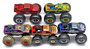 Monster Jam Diecast Lot 5 Hot Wheels Off-Road Trucks Collectibles Collection - Picture 1 of 5