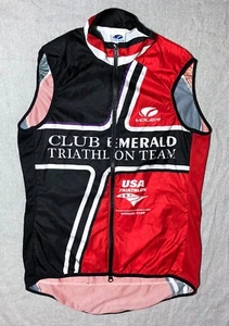 Voler Wind Vest Women’s M Triathlon Red Full Zip Lightweight Ripstop USA - Picture 1 of 10