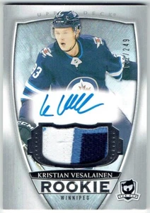 2018-19 Upper Deck The Cup Rookie Patch Auto KRISTIAN VESALAINEN 114 #132/249 3C - Picture 1 of 1