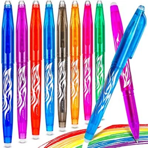 Erasable Pens Erasable Multicolored Gel Ink Rolling Ball Extra Fine Point Smooth - Picture 1 of 8
