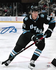 Josh Doan Signed 8x10 Photo Utah Hockey Club Autographed PSA COA C - Picture 1 of 1