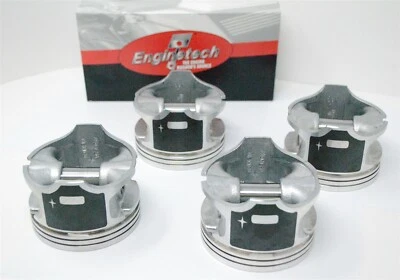 Fits 03 04 05 06 07 08 09 Mazda 3 6 2.3L MZR - DISH TOP PISTONS & PREMIUM RINGS - Image 1 of 3