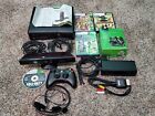 Microsoft Xbox 360 S With Kinect 250gb Glossy Black Console With Games