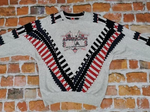 Carlo Colucci Vintage Pullover The American Dream US Dollar Gr: M Tip Top - Picture 1 of 7