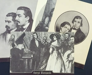 HENRYK WIENIAWSKI 9 POSTCARDS 150th anniversary of Henryk Wieniawsk birth - Picture 1 of 8