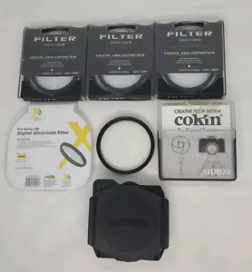 Digital Camera Filters Lot, 4/6/8 Star 52mm, 58mm Haze1, UV Filters, Cokin Frame - Picture 1 of 11