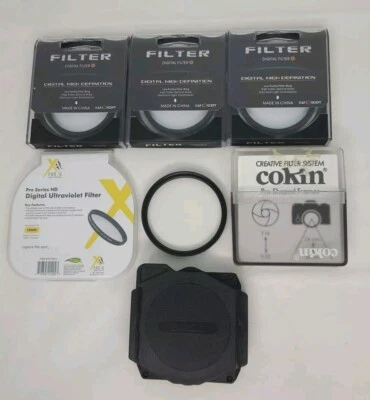Lote de filtros para cámara digital, 4/6/8 estrellas 52 mm, 58 mm Haze1, filtros UV, marco Cokin Foto 1 de 4