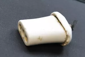 alter Stecker Porzellan Keramik Gerätestecker alte Version 10A 250V weiß - Bild 1 von 9