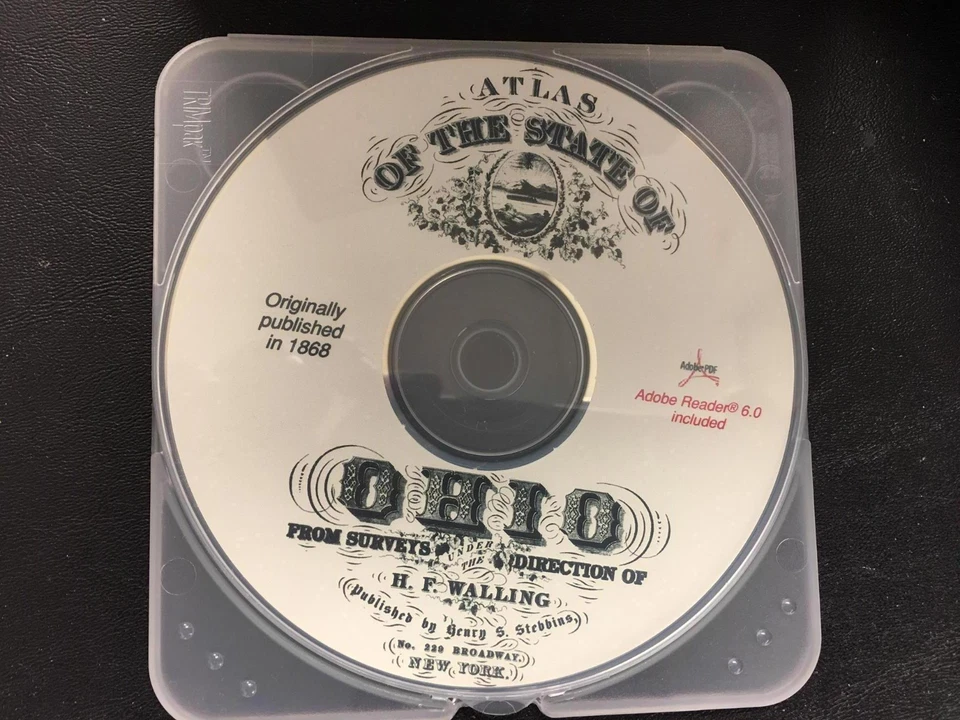 Atlas of the State of Ohio from 1868 on CD - Image 1 of 1