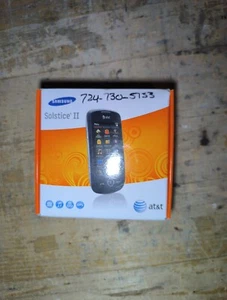 Samsung Solstice II SGH-A817 - Black (AT&T) Cellular Phone - Picture 1 of 3