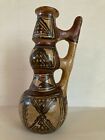 Antique Gargoulette 28 cm pottery IDEQQI art women Berber kabyle Algeria.