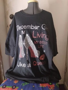 Custom Designed Womens Rhinestone 4XL Shirt - Picture 1 of 2