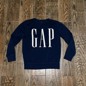 GAP Kids Blue Crew Fleece Logo Sweatshirt Size. XL - Picture 1 of 1