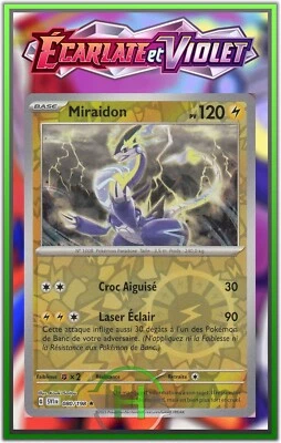 Carte Pokémon EV01 253/198 Miraidon EX GOLD SECRETE