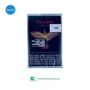 The Crow City Of Angels Original Soundtrack Cassette Tape (1996) Deftones SEALED - Picture 1 of 6