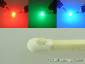 30 x SMD LED 0605 RGB ROT GRÜN BLAU 3-chip red green blue rood groen blauw - Bild 1 von 1
