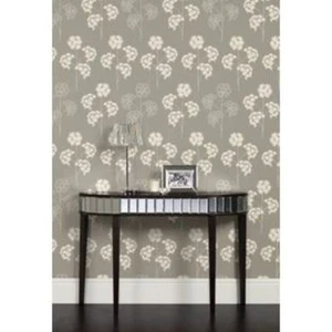 Laura Ashley Agapanthus French Grey Wallpaper 10m Floral Grey - Photo 1/5