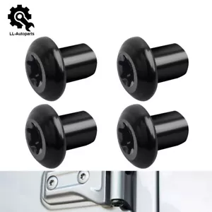 4pcs Door Hinge Nuts Removal Torx Lock Kit for Jeep Wrangler JK JL 2007-2021 - Picture 1 of 14