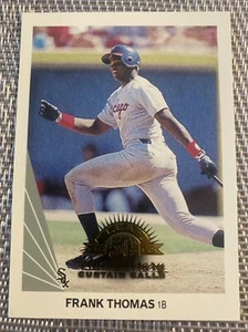 1998 DONRUSS LEAF FRANK THOMAS 50th ANNIVERSARY CURTAIN CALLS CARD #157 MINT - Bild 1 von 11