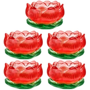 Set of 5 Leuchter Glasierte Butterbasis Kerzenhalter Für Romantische Anlässe - Bild 1 von 12