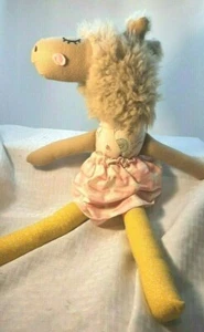 Muñeca de peluche LLama con ropa - Hecha a mano - 20" - Suave y tierna - Imagen 1 de 11