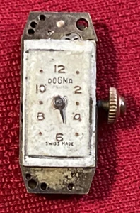 Dogma Prima Vintage Ladies Watch Movement Square Swiss Old Charm - Picture 1 of 5