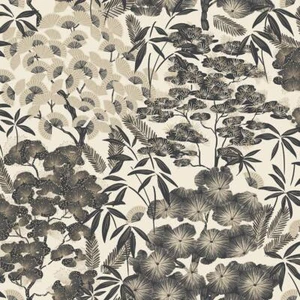 Grandeco Ciara Oriental Leaf Cream Wallpaper Trees Leaves Paste The Wall Modern - Picture 1 of 5