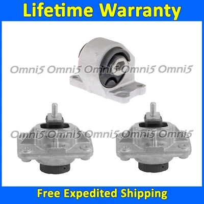 Motor & Trans Mount 3pc For 2016-19 Land Rover Range Rover 3.0L Supercharged GAS - Image 1 of 4