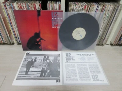 U2 - Live Under A Blood Red Sky 1989 Korea LP 4 Pages Inseret - Image 1 of 4