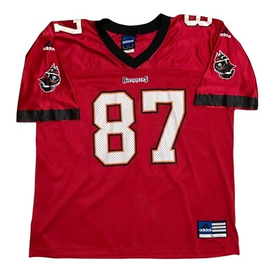 VTG Tampa Bay Buccaneers #87 Bert Emanuel Football Jersey ADIDAS L Made In USA - Image 1 of 4