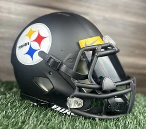 Casco de fútbol americano Pittsburgh Steelers personalizado tamaño completo adulto Riddell velocidad - Imagen 1 de 7