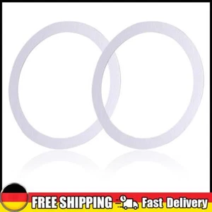 2 Stück Magnetringhalterung runder magnetischer Ringhalter Silber für Magsafe Sm - Zdjęcie 1 z 8