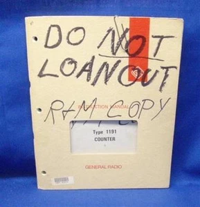 General Radio GenRad 1191 Manual de instrucciones ESQUEMAS - Imagen 1 de 1