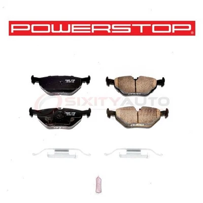 PowerStop Rear Disc Brake Pad & Hardware Kit for 2001-2005 BMW 320i - nt Foto 1 de 4