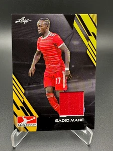 2023 Leaf Goal Soccer - Sadio Mane #J-17 Jersey Relic MEM - Bayern Munich - Picture 1 of 2