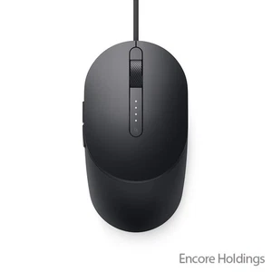 Dell MS3220 Wired Mouse - Black - Laser - Cable - USB 2.0 - 3200 DPI MS3220-BLK - Picture 1 of 1
