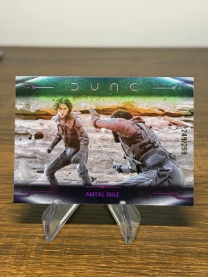 2025 TOPPS CHROME DUNE REFRACTOR /299 AMTAL RULE #87 - Image 1 of 2