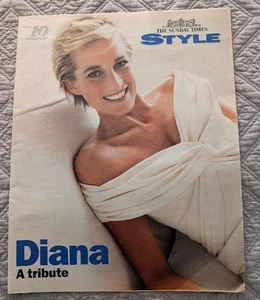 Diana a tribute Sunday Times STYLE magazine supplement 7th September 1997 - Picture 1 of 3