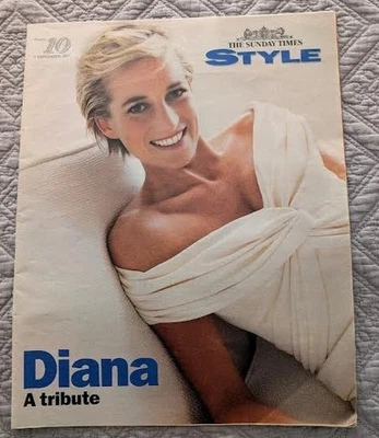 Diana a tribute Sunday Times STYLE magazine supplement 7th September 1997 - Image 1 of 3