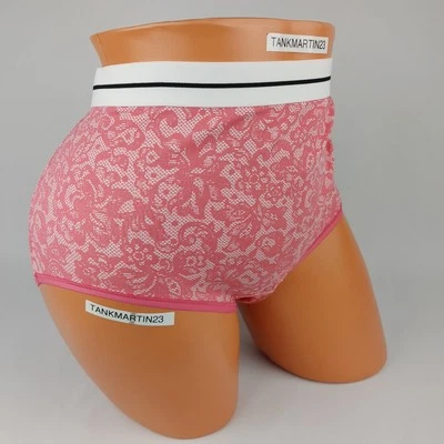 Lane Bryant Cacique Cotton Full Brief 18/20 Plus Panty Pink Floral Lace Look - Image 1 of 4