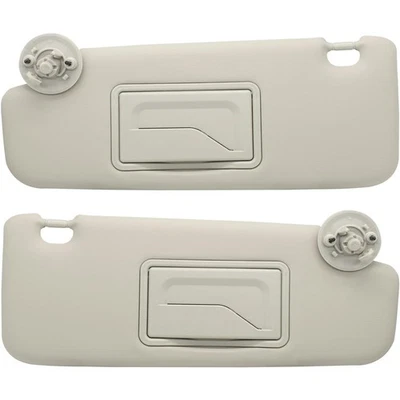 1 Pair Left & Right Sun Visor Set Gray for Chevrolet Sonic 2012-2020 With Mirror - Image 1 of 4