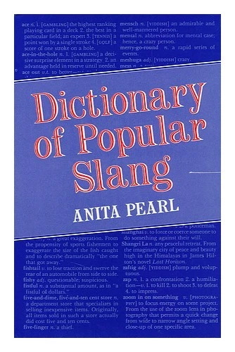 PEARL, ANITA MAY The Jonathan David Dictionary of Popular Slang / by Anita Pearl - Image 1 of 1