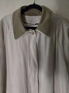 London Fog Damen Barn Chore Jacke Kunst-Wildleder Doppelkragen Reißverschluss Futter 3XL - Bild 1 von 11