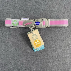 Ancol Dog Collar Pink Grey Quick Fit L 45-70cm Recycled Plastic Large Breed New* - Picture 1 of 7