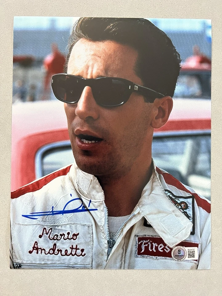 Mario Andretti autografiado firmado 8x10 foto Beckett BAS CERTIFICADO DE AUTENTICIDAD COCHES F1 Fórmula Uno Foto 1 de 1