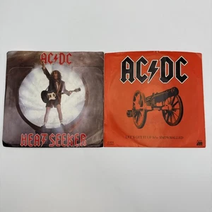 AC/DC 45s Let's Get It Up / Snowballed + Heat Seeker / Go Zone with PicSleeve - Picture 1 of 10