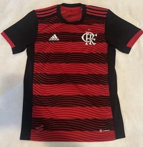 Adidas 2022 Flamengo Home Soccer Jersey Mens Small Red Black Futbol Shirt S - Picture 1 of 7